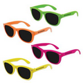 Neon Assortment "Blues Brothers" Style Sunglasses